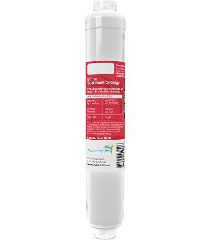 Amazon.com: Omnipure CL10PF5-B Sediment Inline Water Filter